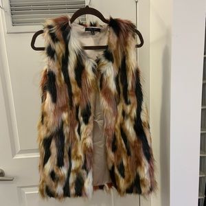 Faux Fur Vest - Size Medium